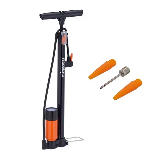 Relaxdays Standpumpe mit Manometer